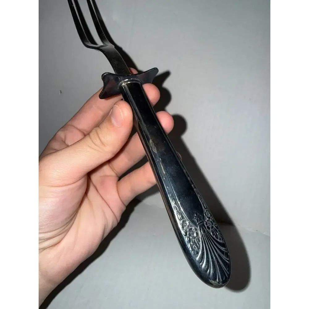 Vintage Serving Fork/ Steak Carving Fork/ Meat Carving
